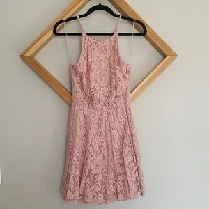 Blush Lace Dress